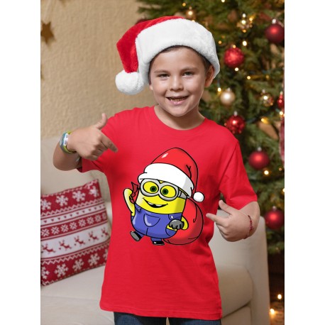 Detské tričko mimoň vianočný