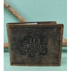 Pánska kožená peňaženka - traktor 1205