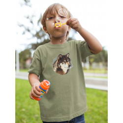 Detské tričko s motívom vlk FVA