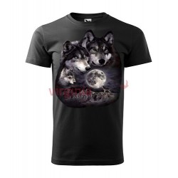 Pánske tričko s motívom vlk ČV3