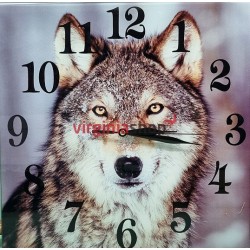  Nástenné hodiny  329N vlk 