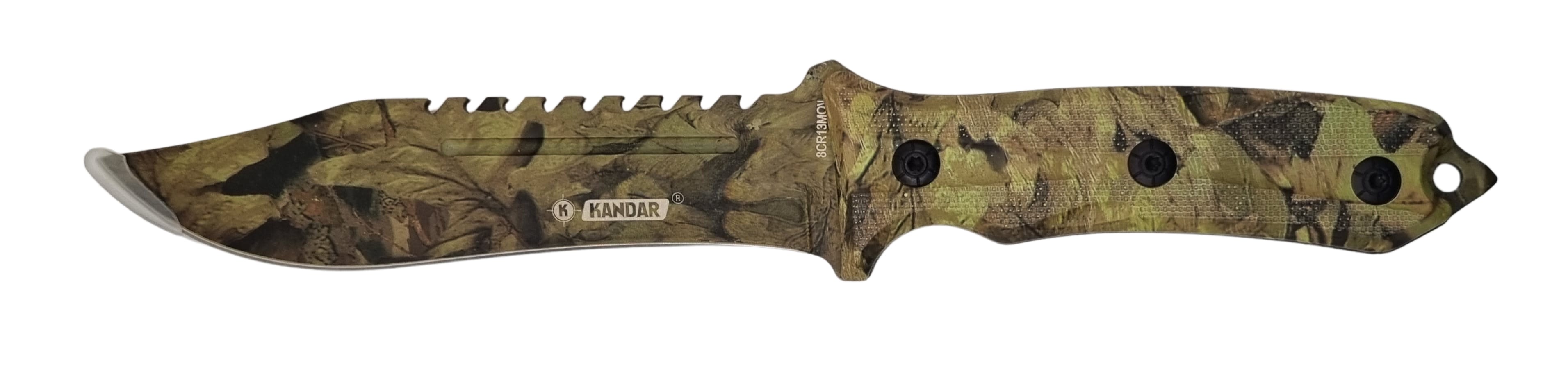 Kandar lovecký nôž s pevnou čepeľou 30/16 cm + puzdro – detail 1