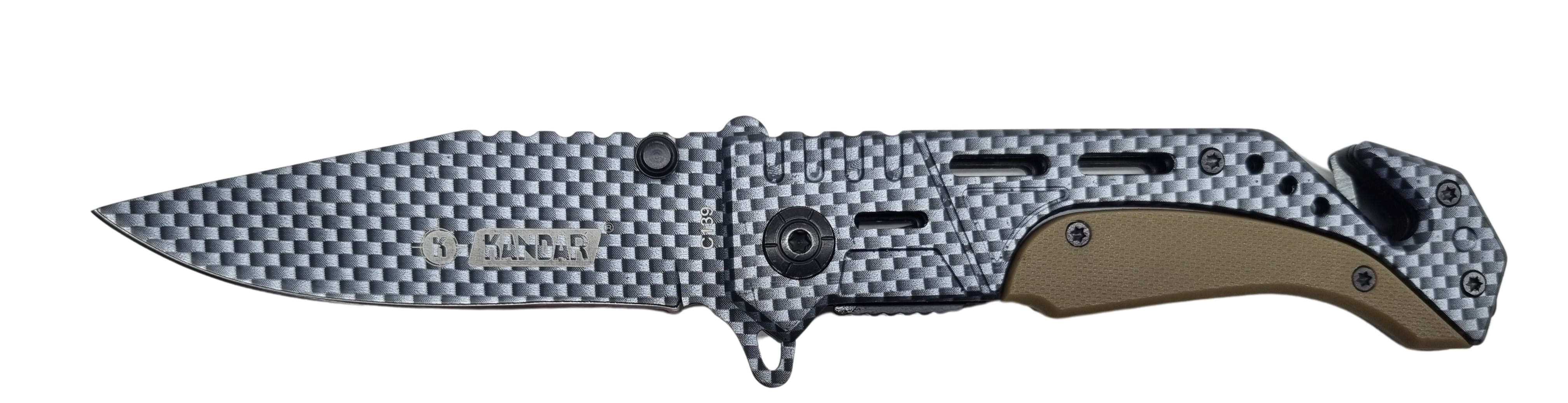 Kandar vreckový zatvárací nôž +klip 20,5cm/8,5cm – detail 1