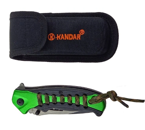 Kandar zatvárací vreckový nôž +puzdro, klip 21,5cm/9cm – detail 1