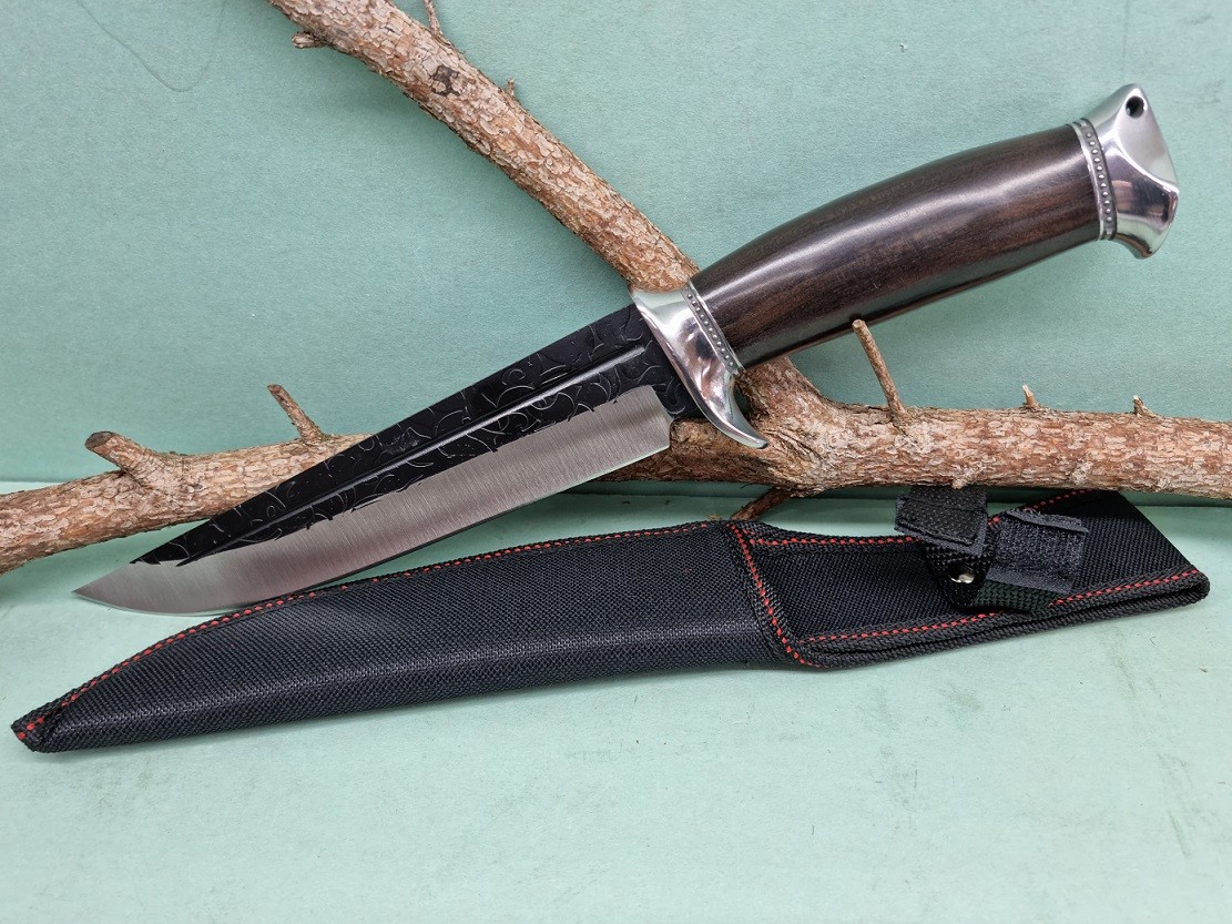 Poľovnícky nôž 31cm + puzdro – detail 1