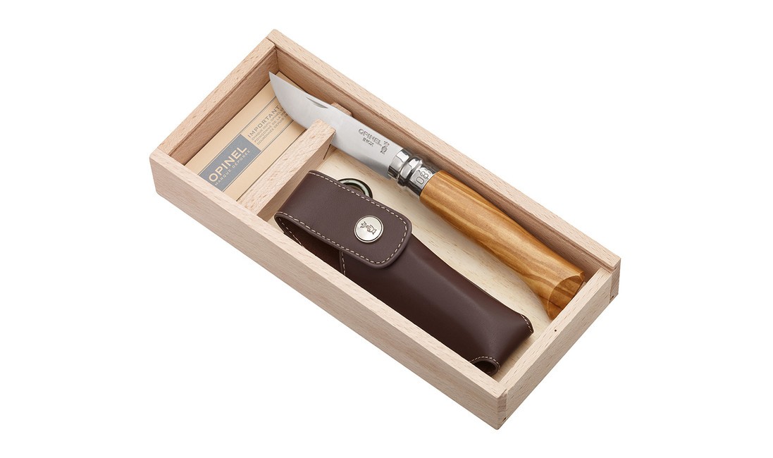 Opinel 001090 N 8 -darčeková sada s puzdrom – detail 1