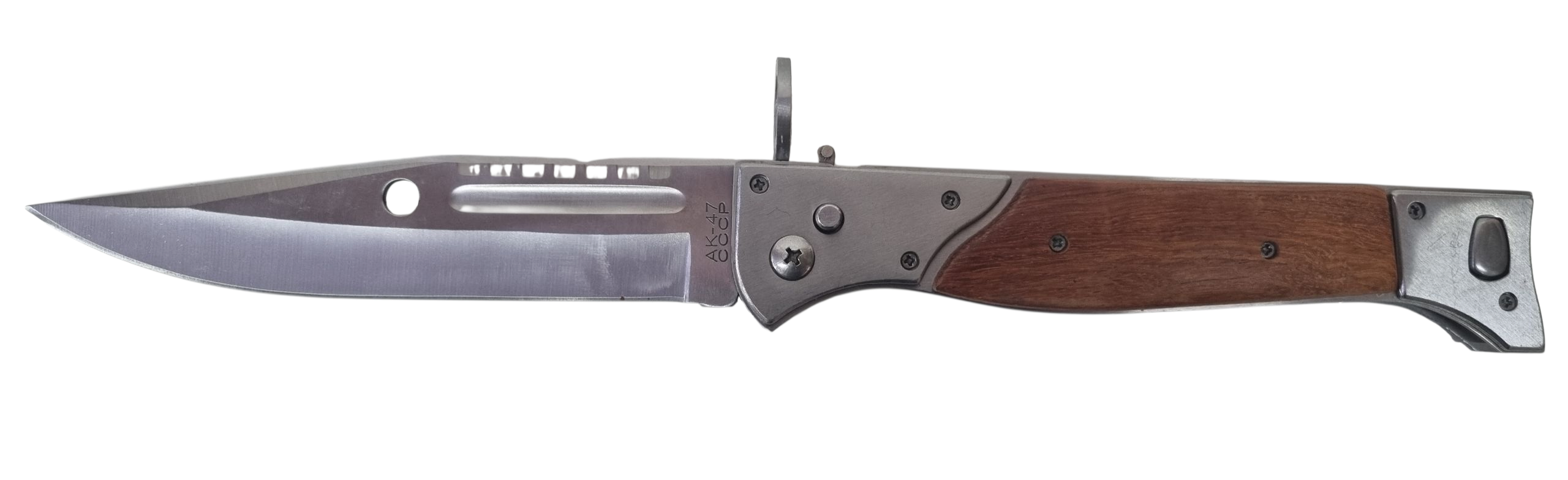 Vyskakovací  nôž z boku AK-47   33/15cm – detail 1